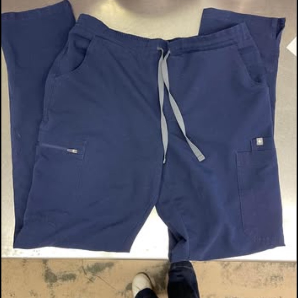 Women’s Navy Blue Figs Scrub Bottoms